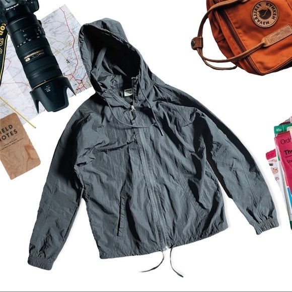 AVIA Black Windbreaker Light Rain Resistant Jacket - Picture 13 of 13